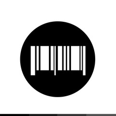 Barcode icon illustration design