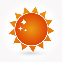 sun icon vector