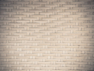 Handmade pattern of bamboo weave from countryside of northern thailand,vintage style.