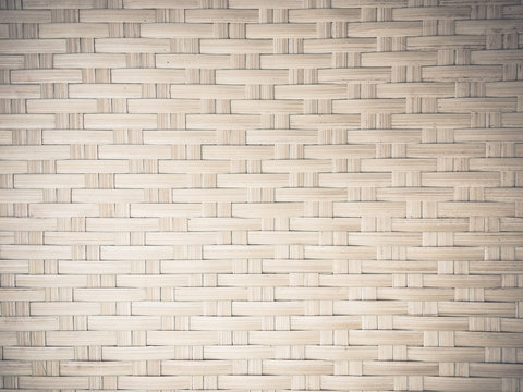 Handmade pattern of bamboo weave from countryside of northern thailand,vintage style.