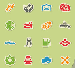Auto Service Icons