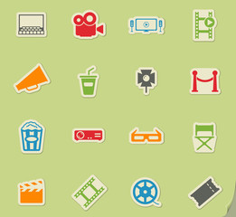 Cinema simply icons