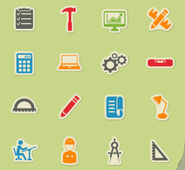 Engineering simply icons