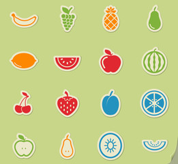 Fruits simply icons