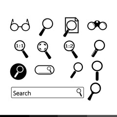 search icon illustration design