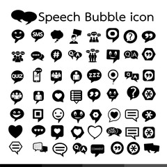 Speech Bubble icon illustration design