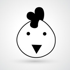 Chicken vector icon