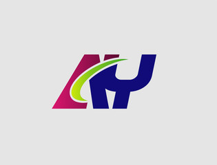 Fototapeta na wymiar AY logo 