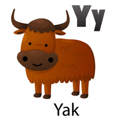 Alphabet letter Y-Yak