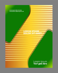 Vector business brochure, flyer, magazine cover 
