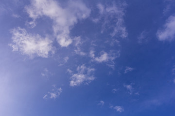 Blue sky with clouds background and texture