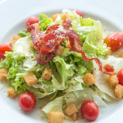 fresh vegetable salad,close-up