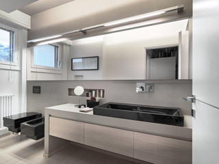 interior view of a modern bathroom