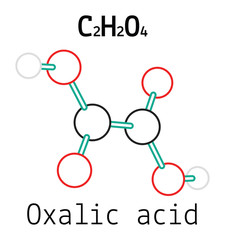 C2H2O4 Oxalic acid molecule