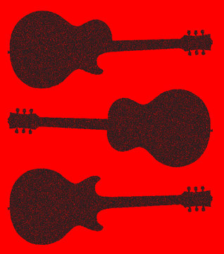 Guitar Silhouette Background