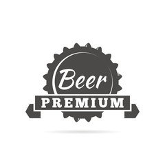 Beer Logo Design Element.