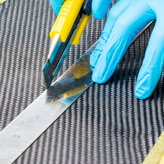 Carbon fiber Kevlar composite material background