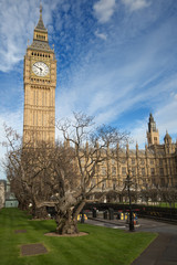 London. Big Ben clock tower.