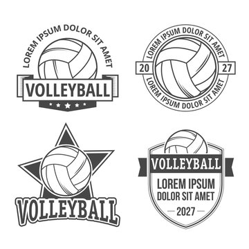 Volleyball emblems