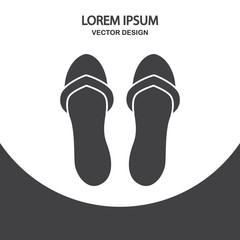 Summer slaps icon on the background