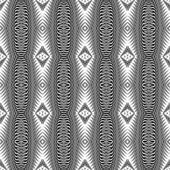 Design seamless monochrome decorative pattern