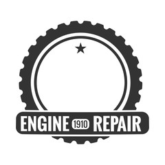 Repair Service. Logo emblem template.