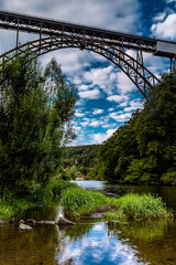 Fototapeta premium Brücke am Fluss