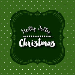 merry christmas frame isolated icon design, vector illustration  graphic 
