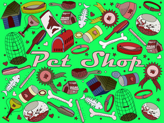 Pit shop vector