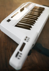 Synthesizer closeup