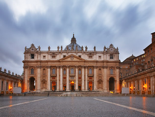 Fototapeta na wymiar Basilica of St. Peter. Vatican City