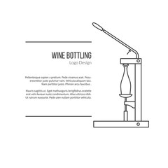 Winemaking, wine tasting graphic design concept