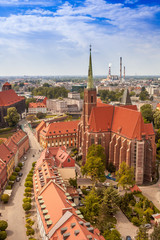 Fototapeta na wymiar Cathedral Wroclaw
