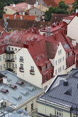 Beautiful panorama of Tallin, Estonia