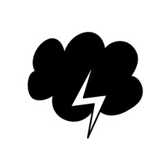 Simple storm icon