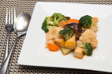  vegetarian  food stir fry