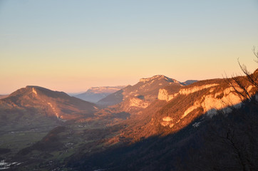 Naklejka premium La Chartreuse le soir