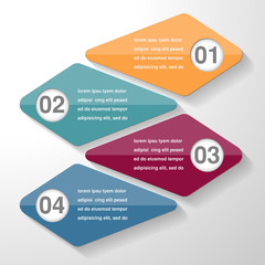 infographic template element, business parts steps or processes,