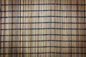 Pattern on wooden tray mat, background