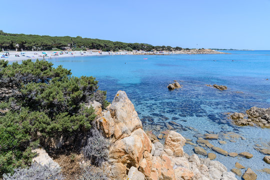 beautiful sea in orosei gulf in sardinia, italy