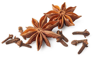 Star anise and cloves