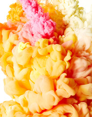 Abstract paint splash isolated on white background