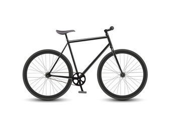 Vector Realistic Isolated Bicycle