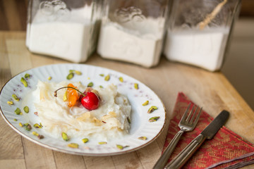 Gullac / Turkish Traditional Ramadan Dessert