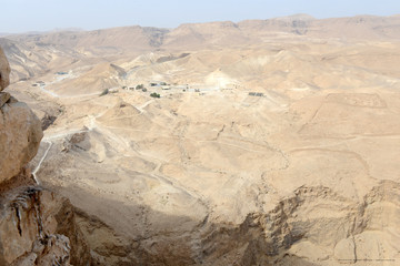 Израиль, Крепость Масада, вид на горы