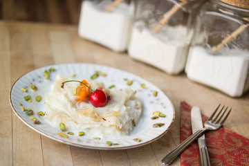 Gullac / Turkish Traditional Ramadan Dessert
