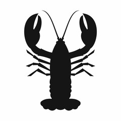 Crayfish icon in simple style isolated vector illustration