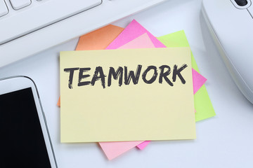 Teamwork Team zusammen arbeiten Business Konzept Arbeit Erfolg S