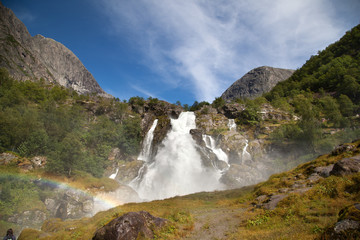 Cascata di Briksdal Norvegia 