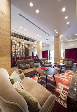 hotel lobby interior